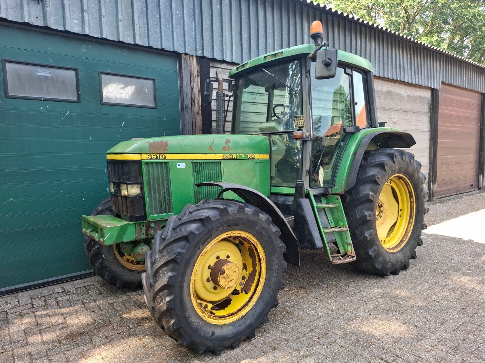 John Deere 6610 Power Quad transmissie tractor trekker TLS, John Deere, 80 tot 120 Pk, Gebruikt, Meer dan 10000