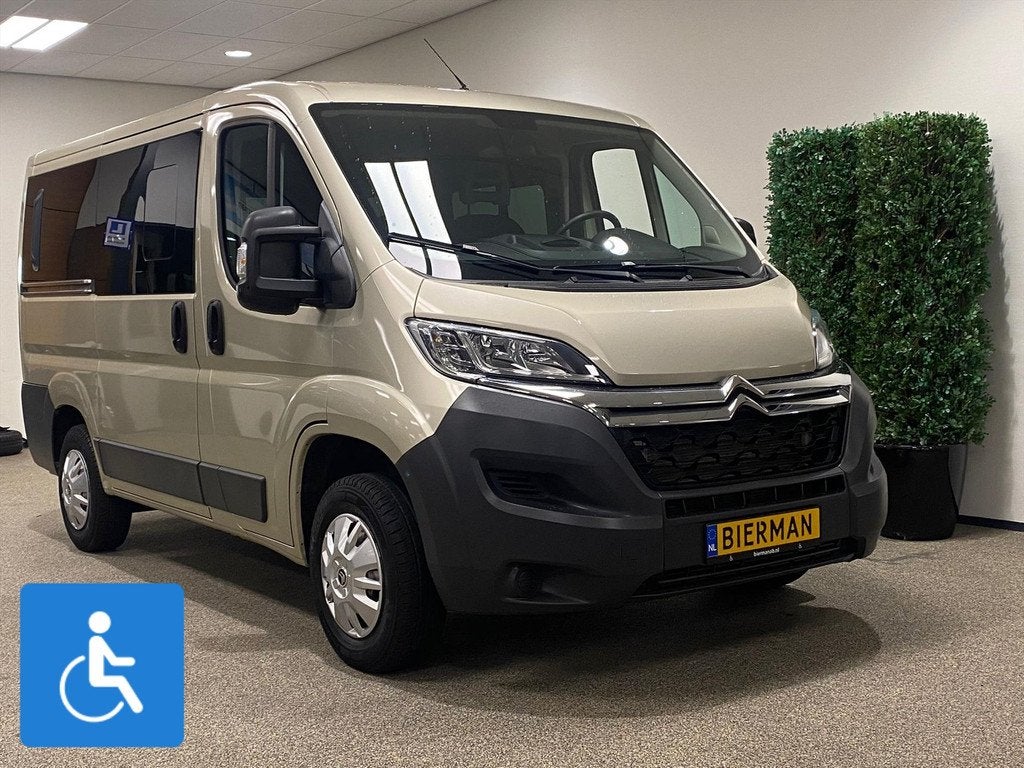Citroen Jumper L1H1 Rolstoelbus (airco) Rolstoel voorin, Stof, Gebruikt, Bedrijf, Grijs