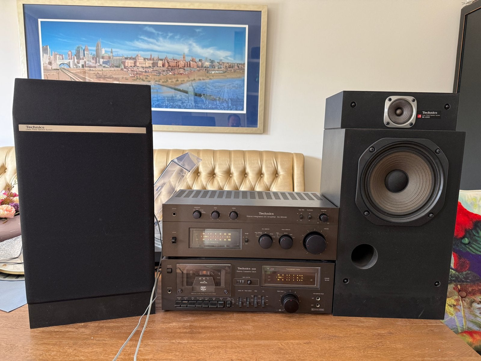 Technics Hifi Set: Versterker, Cassettedeck en Speakers, Overige merken, Gebruikt, Cassettedeck, Losse componenten
