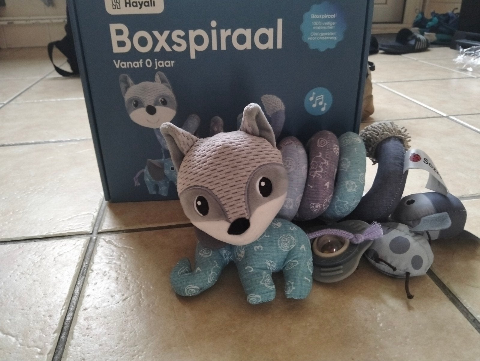 Boxspiraal / Maxicosi Hanger Vos - Hayali, Kinderen en Baby's, Ophalen of Verzenden, Zo goed als nieuw, Overige typen, Met geluid