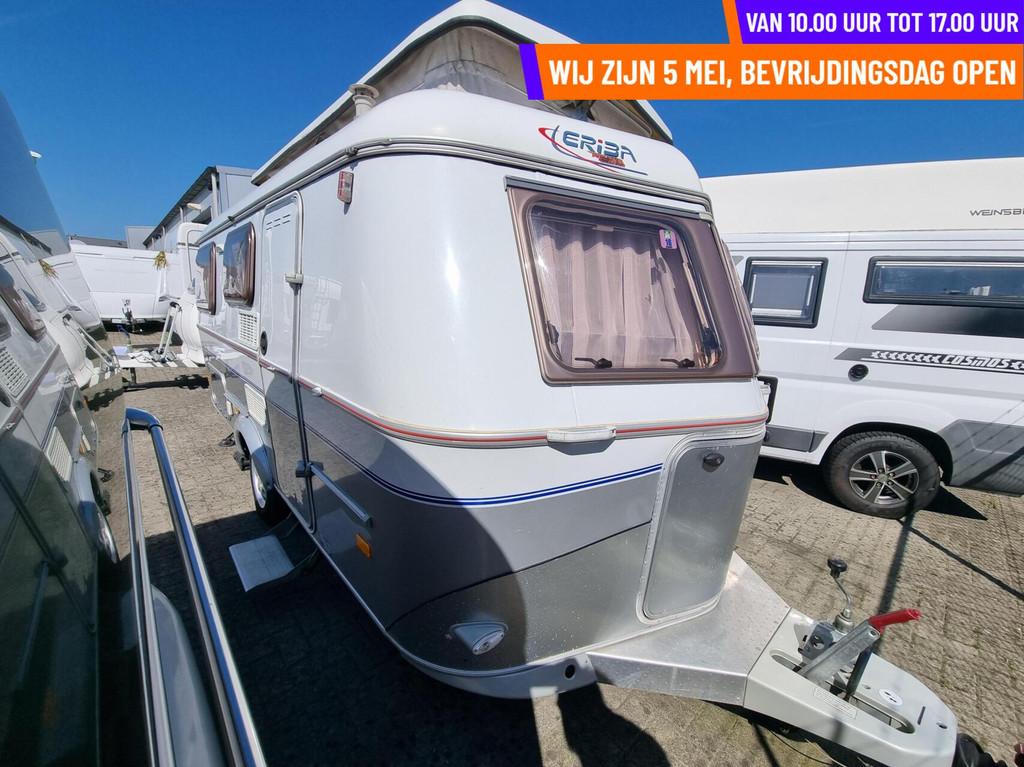 ERIBA TROLL 550 GT MOVER + DWARSBED + HEFDAK + VOORTENT, Bedrijf, 5 tot 6 meter, Eriba, Mover