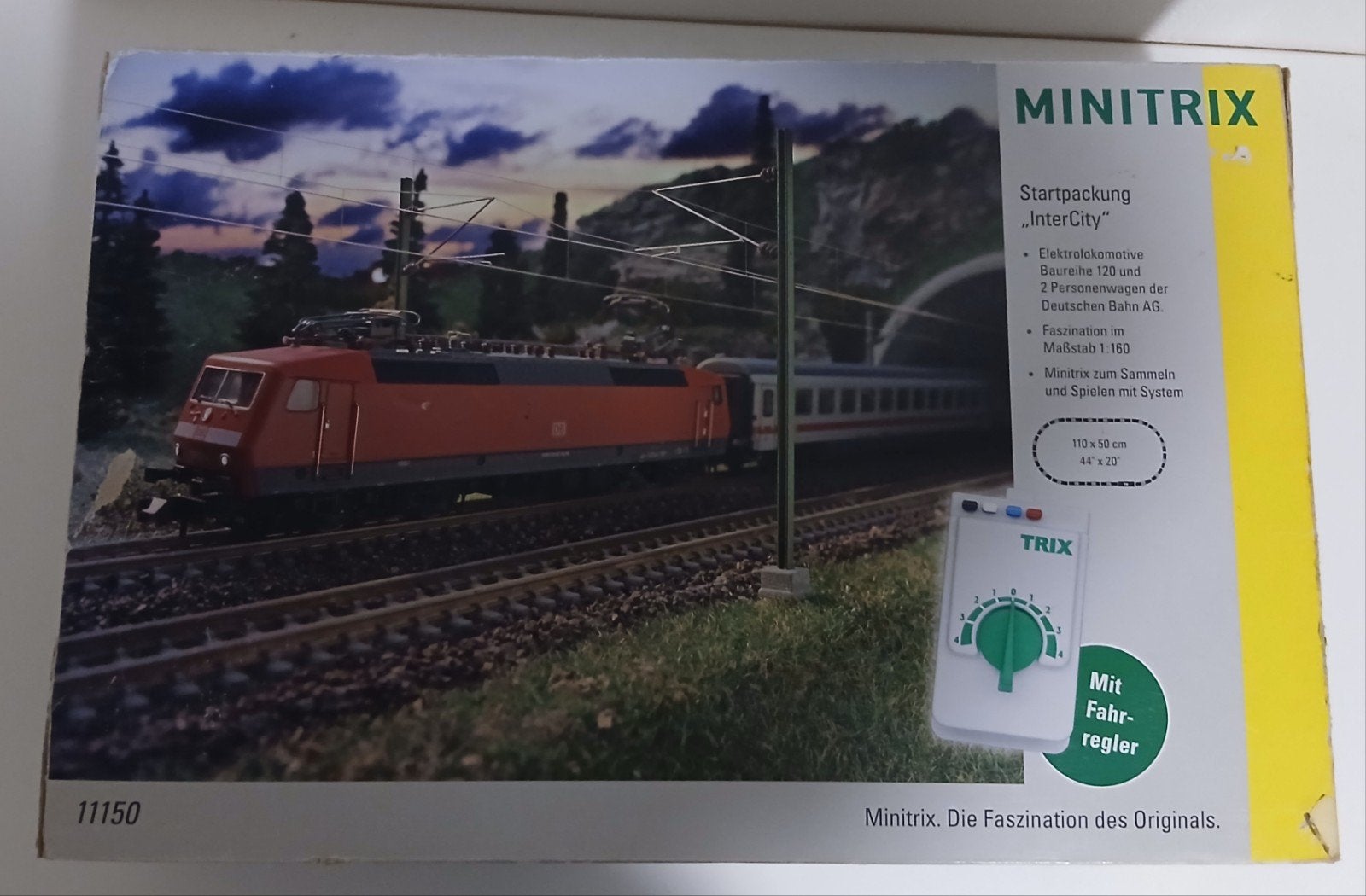 Minitrix treinbaan set schaal N, Ophalen, Gelijkstroom, Trix, Analoog