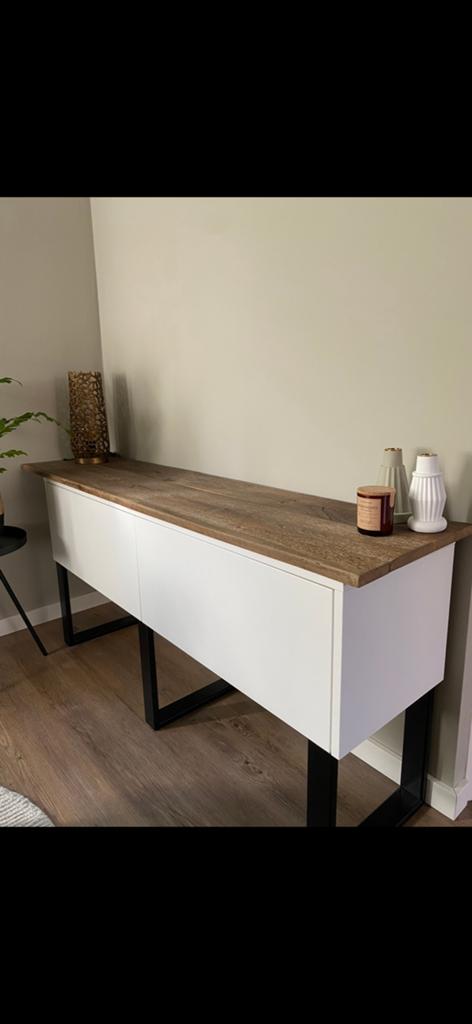 Tv-meubel met opbergruimte, Ophalen, Zo goed als nieuw, Rechthoekig, 200 cm of meer