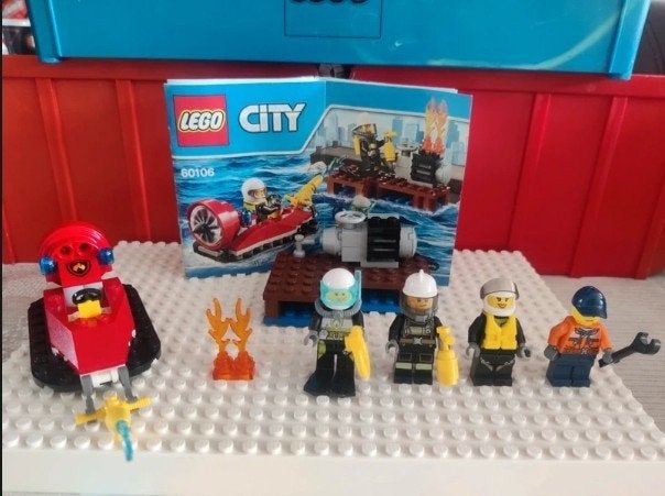 Lego City Fire Starter Set 60106, Kinderen en Baby's, Lego, Ophalen of Verzenden, Complete set, City