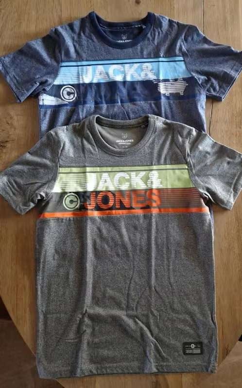 2 NIEUWE Jack & Jones T-shirts jongen, 176, Nieuw, Ophalen of Verzenden, Shirt of Longsleeve, Jongen