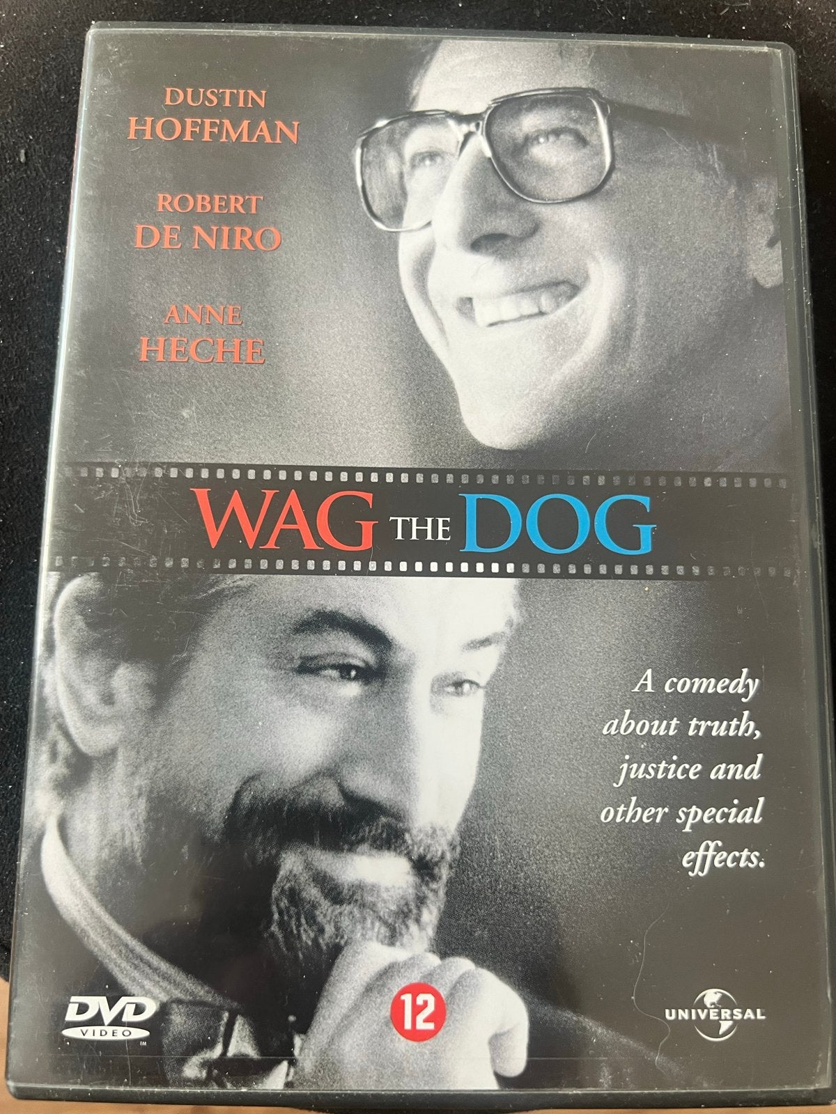 Wag the Dog DVD - Dustin Hoffman, Robert De Niro, Nederlands, Ophalen of Verzenden, Vanaf 12 jaar, Actiekomedie