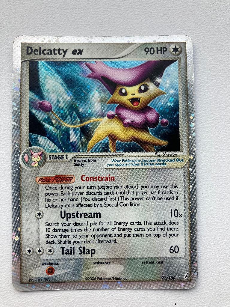 Delcatty EX Pokemon, Ophalen of Verzenden, Gebruikt, Losse kaart