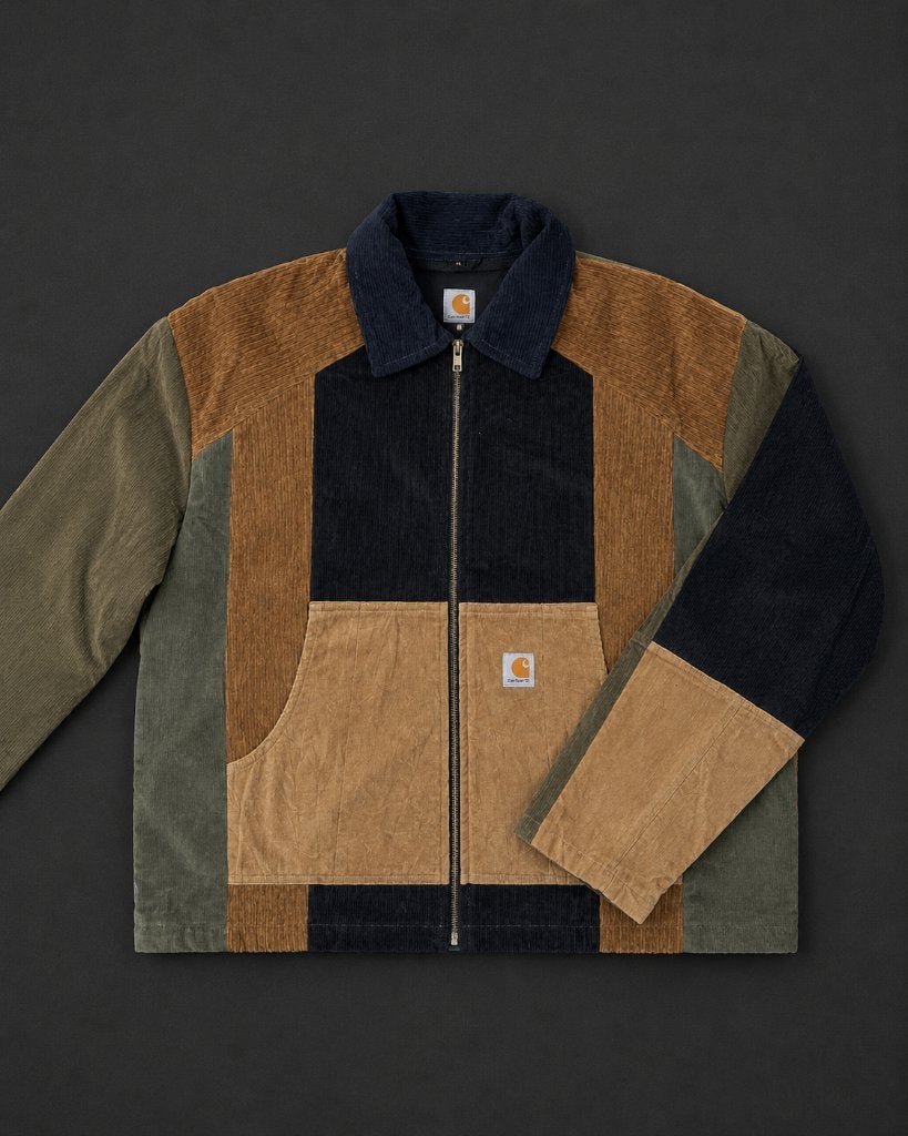 Carhartt Corduroy Patchwork Jacket – Maat M – Als Nieuw, Carhartt, Ophalen of Verzenden, Zo goed als nieuw, Maat 48/50 (M)