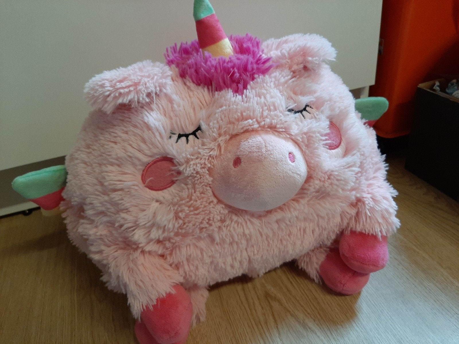 Varken eenhoorn handwarmer knuffel, Kinderen en Baby's, Speelgoed | Knuffels en Pluche, Ophalen of Verzenden