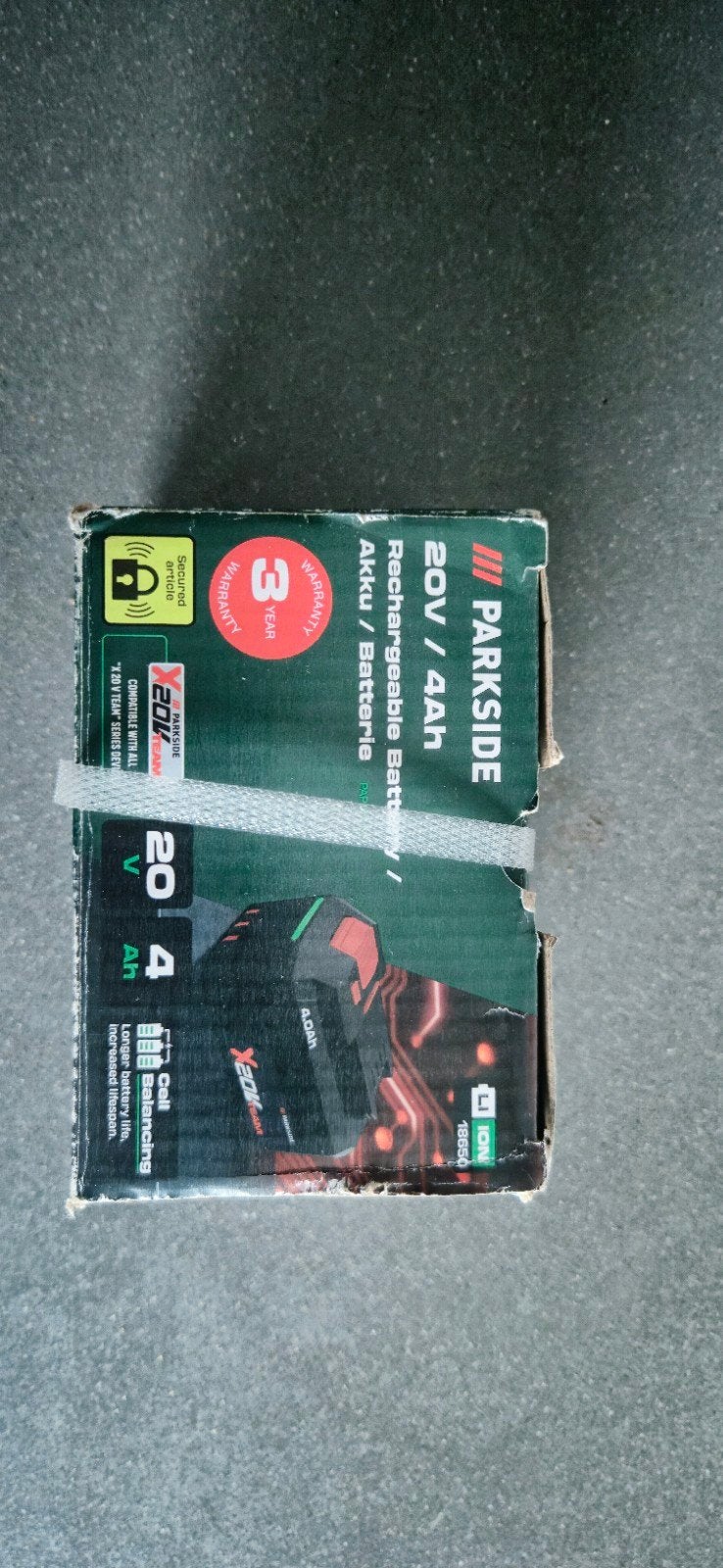 Nieuwe Parkside 20V 4Ah Accu / Batterij X 20V TEAM, Ophalen of Verzenden, Nieuw