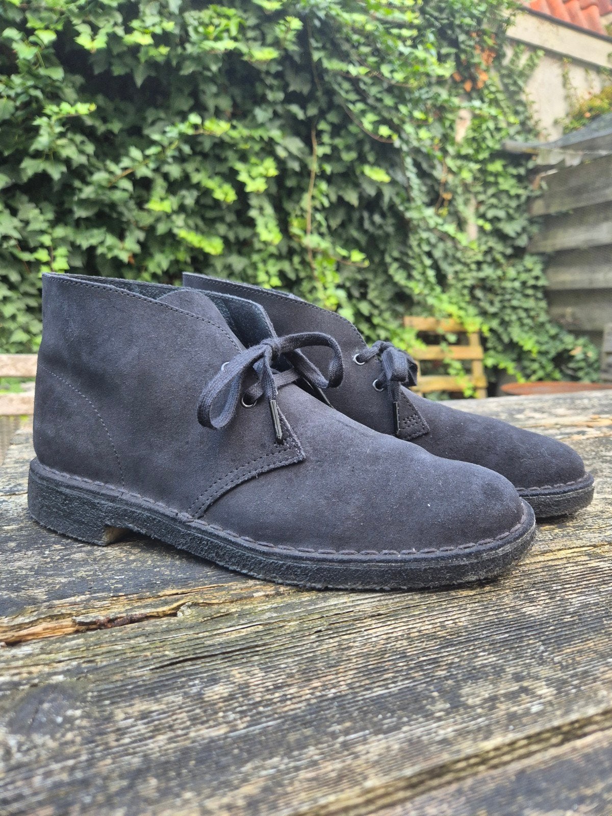 Clarks Originals Desert Boots - Zwart Suède - maat 43, Ophalen of Verzenden