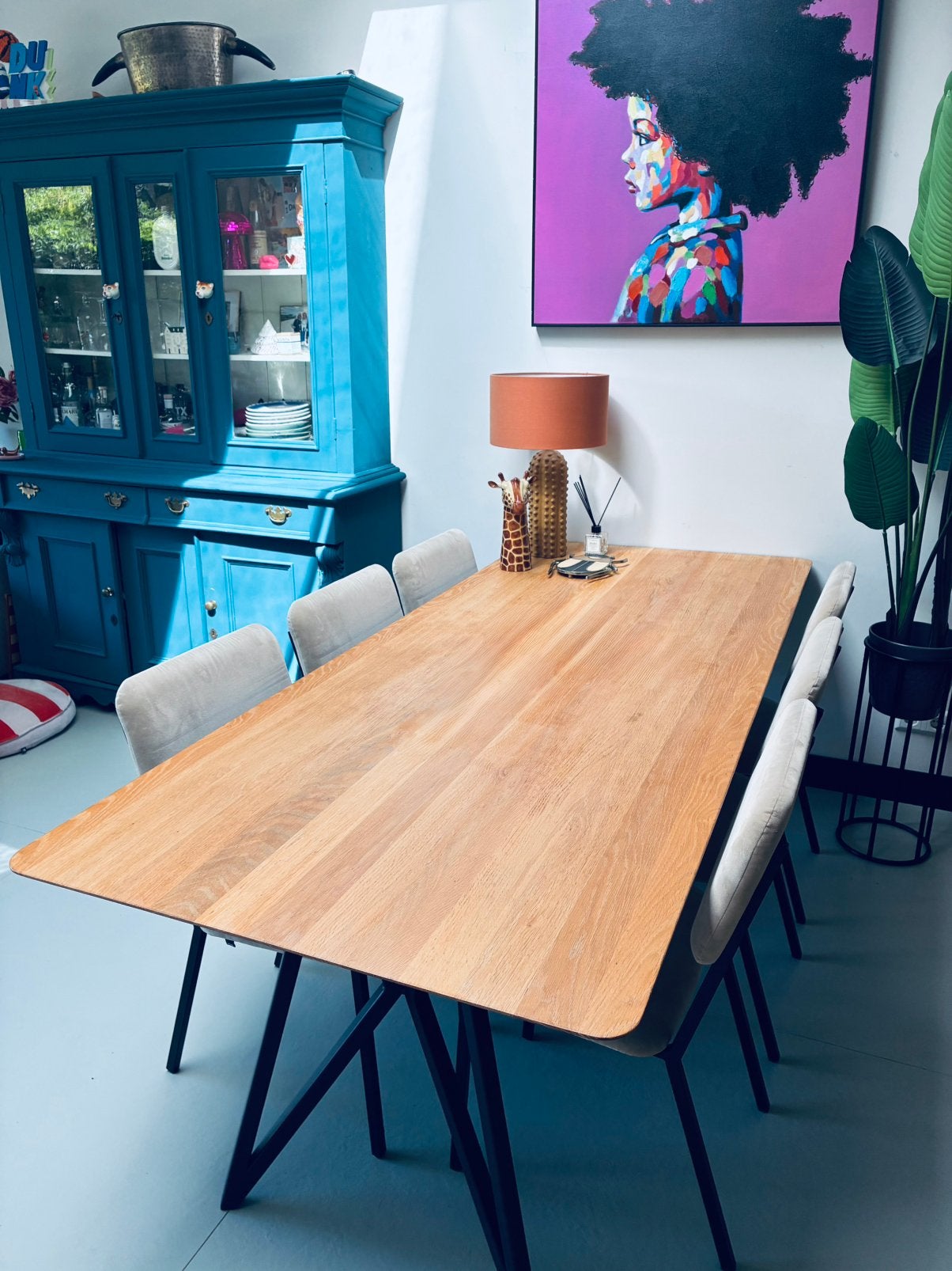 Studio Henk - eettafel - Butterfly 220*90, Huis en Inrichting, Tafels | Eettafels, Ophalen, Studio Henk design, Eikenhout, 200 cm of meer