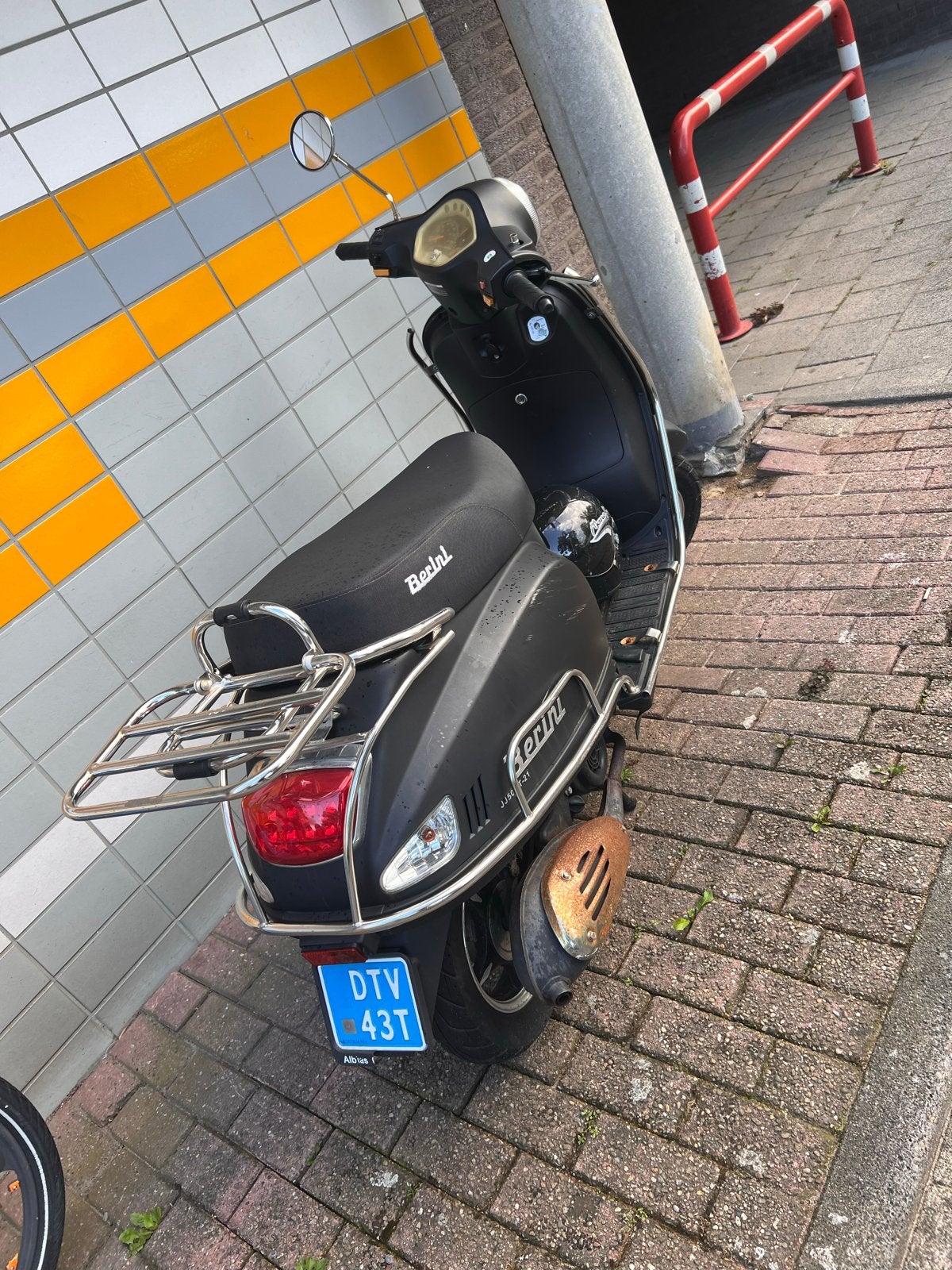 Berini Napoli snorscooter met windscherm, Fietsen en Brommers, Snorfietsen en Snorscooters, Ophalen of Verzenden, Gebruikt, Benzine