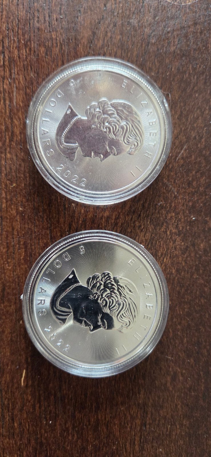 2x 2022 Canadese Maple Leaf 1 oz Zilveren Munten, Postzegels en Munten, Edelmetalen en Baren, Ophalen of Verzenden, Zilver