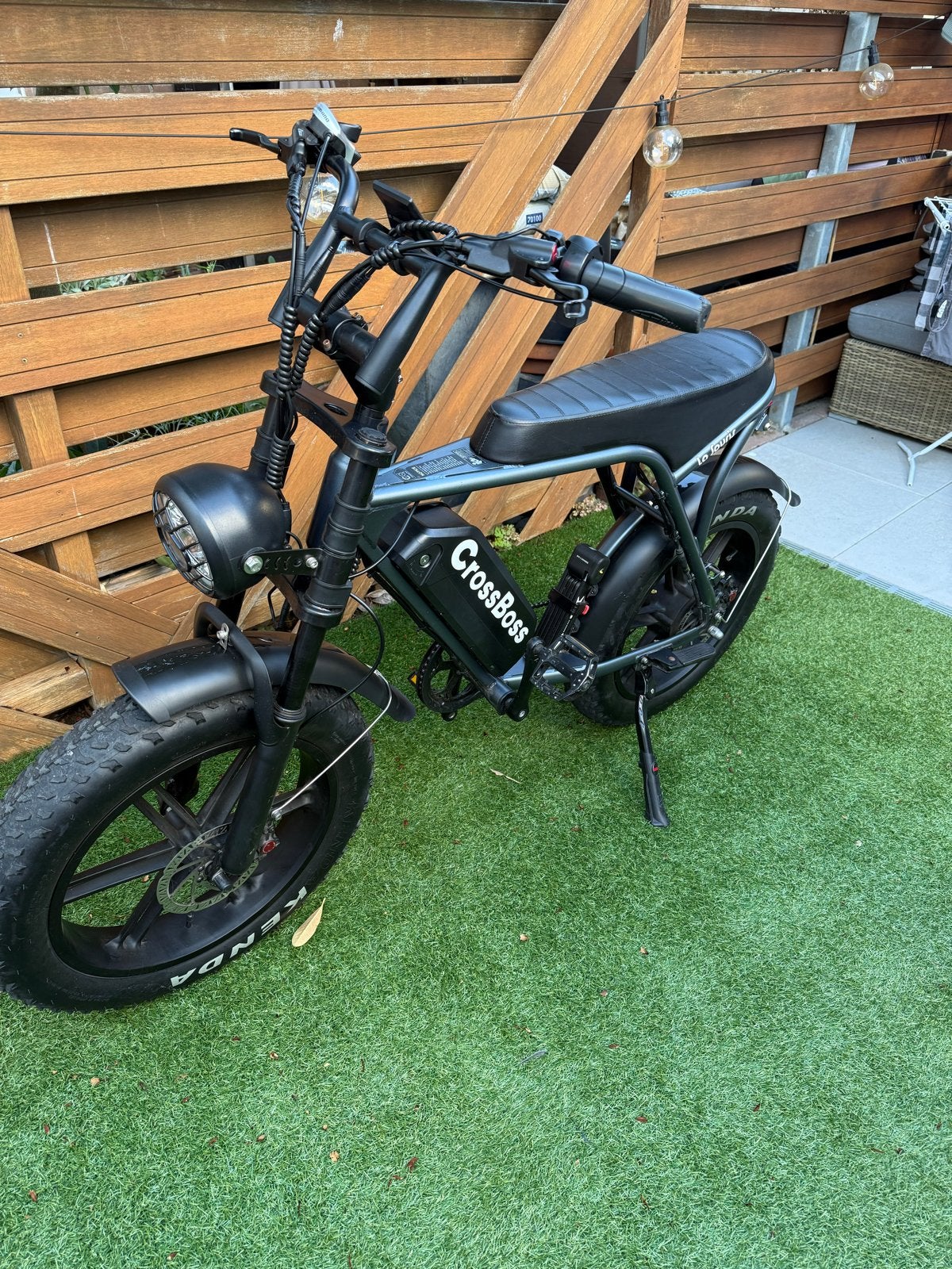 CrossBoss E-bike Fatbike - Zo goed als nieuw, Fietsen en Brommers, Zo goed als nieuw, 51 tot 55 cm, 50 km per accu of meer, Ophalen