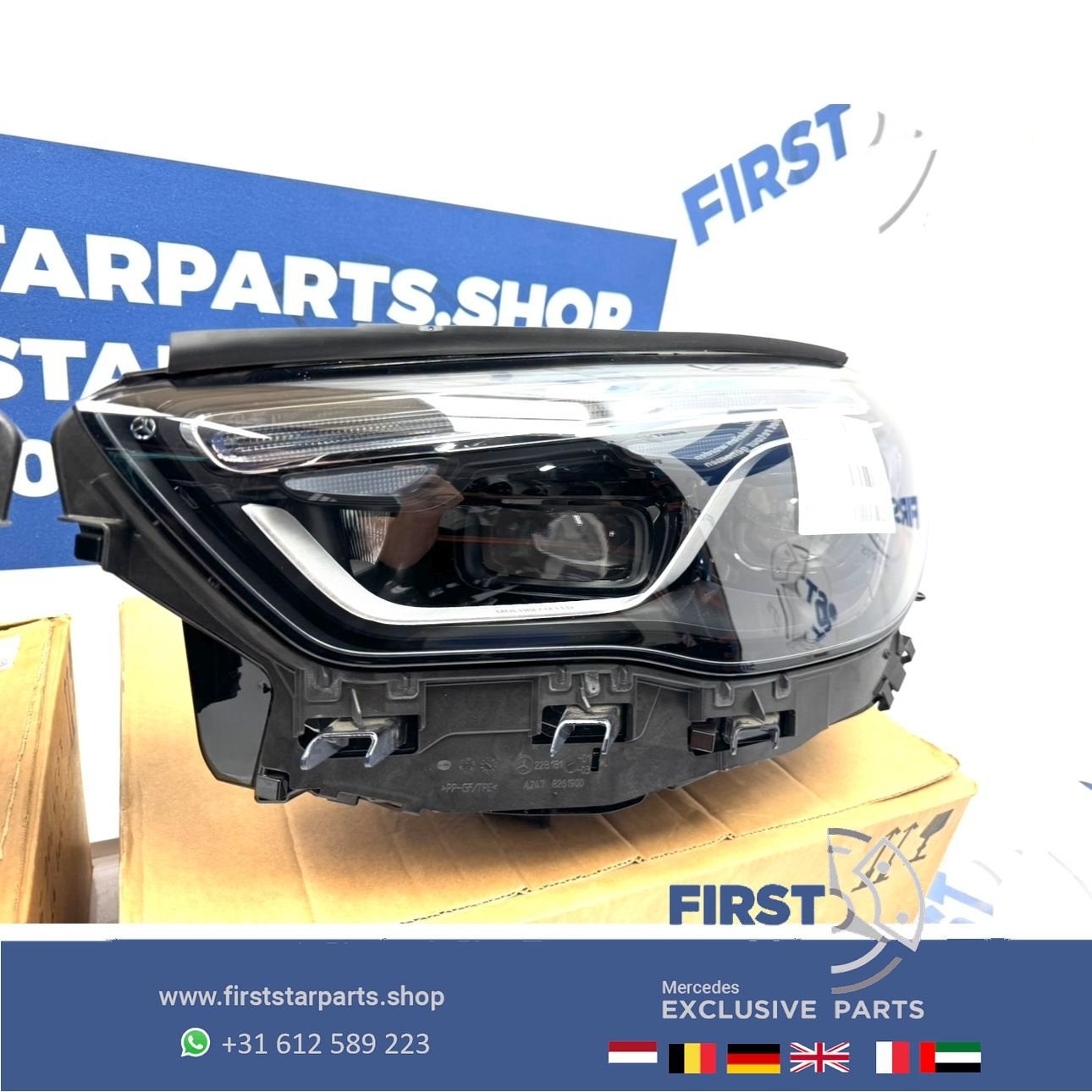 H247 GLA FACELIFT MULTIBEAM KOPLAMP LINKS A2479064101 Merced, Gebruikt, -, Ophalen of Verzenden, -