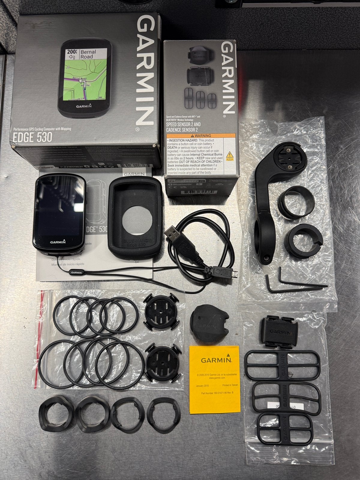 Garmin Edge 530 sensor bundle, Ophalen of Verzenden, Cadanssensor, Zo goed als nieuw