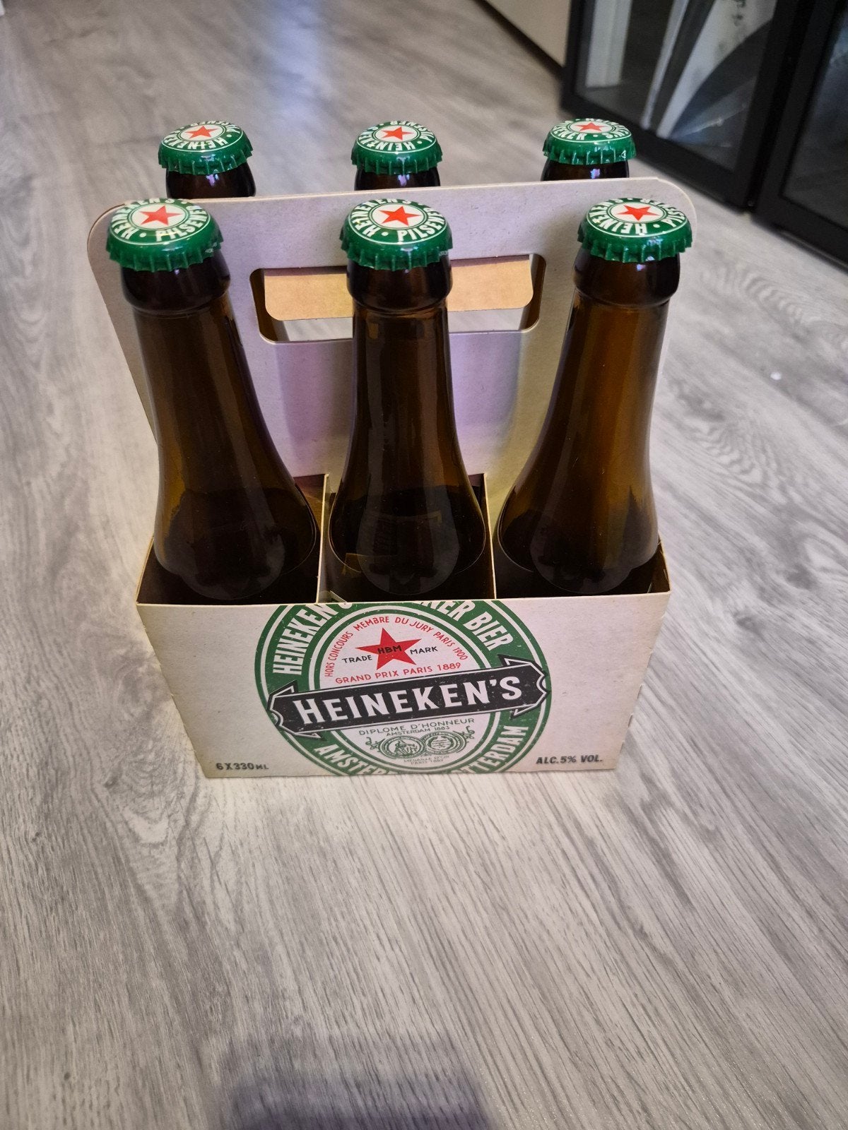 Heineken 6 pack special edition (flesjes zijn leeg), Verzamelen, Biermerken, Ophalen, Flesje(s), Heineken
