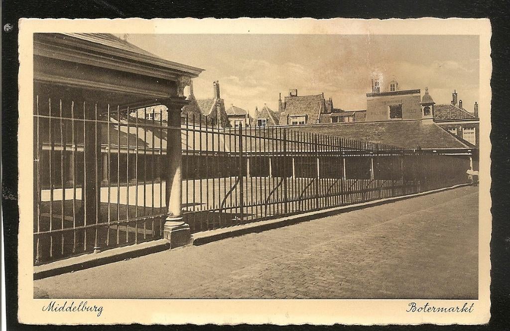 Middelburg, Botermarkt, Ophalen of Verzenden, 1920 tot 1940, Ongelopen, Zeeland