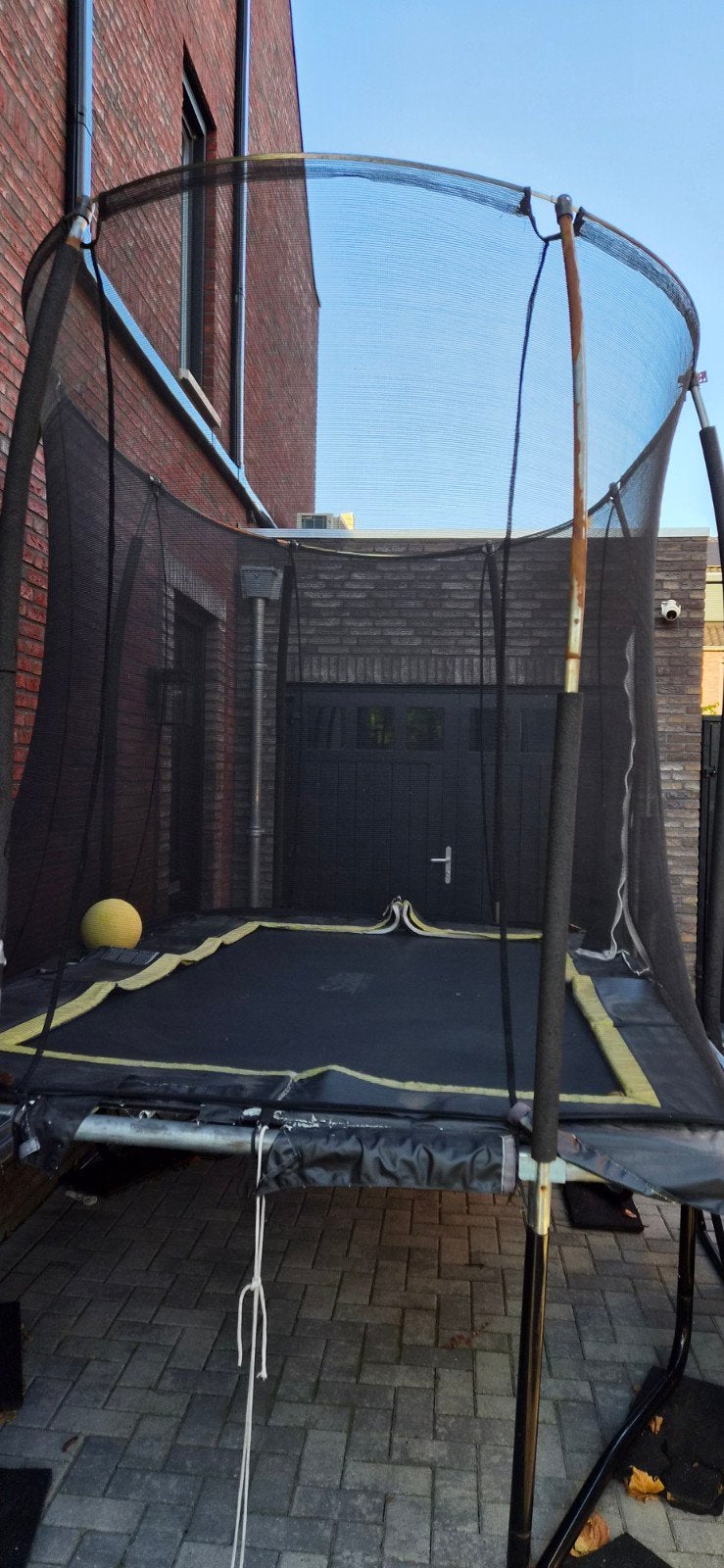 salta trampoline 214x305cm, Ophalen, Gebruikt