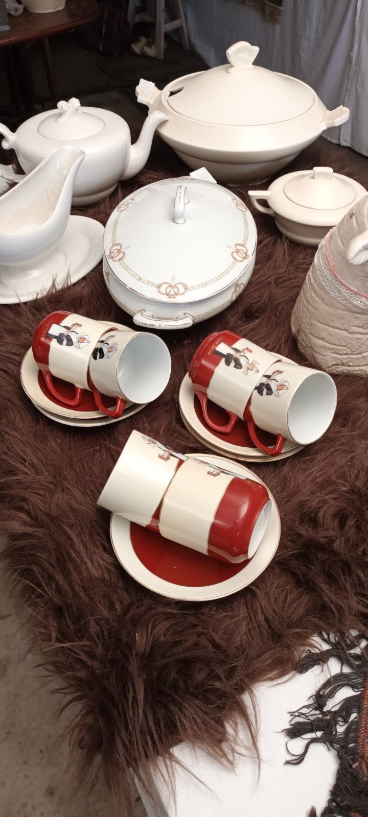 6 perfecte Droste kop en schotels, Ophalen of Verzenden