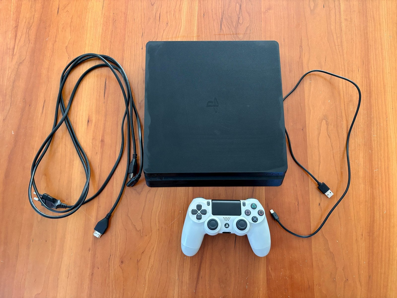 PlayStation 4 Slim 500GB met 1 controller en 6 games, Ophalen of Verzenden, Met 1 controller, Slim, 500 GB
