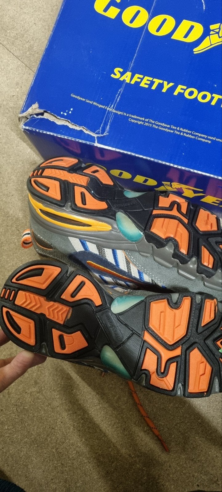 Goodyear veiligheidsschoenen maat 36, grijs/oranje, Ophalen, Nieuw, Goodyear, Werkschoenen