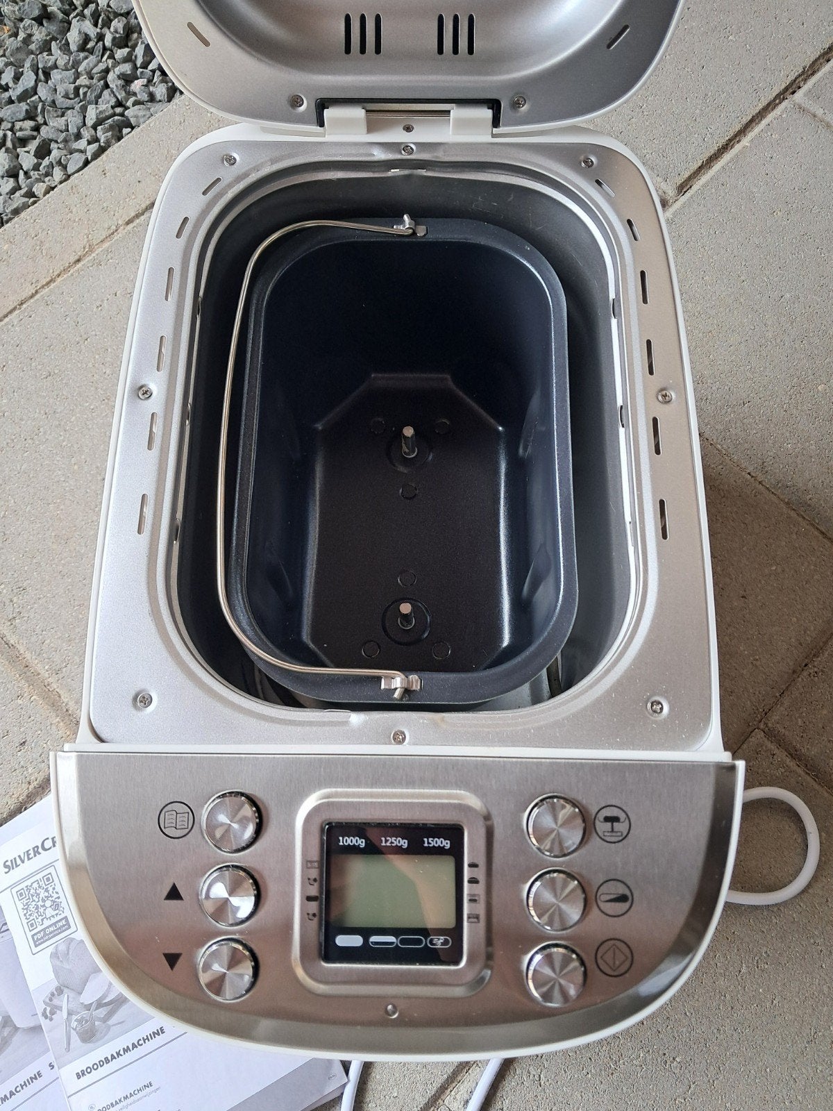 Broodbakmachine van Silvercrest, Witgoed en Apparatuur, Broodbakmachines, Met timer, Ophalen of Verzenden, Zo goed als nieuw, 1200 tot 1600 gram deeg