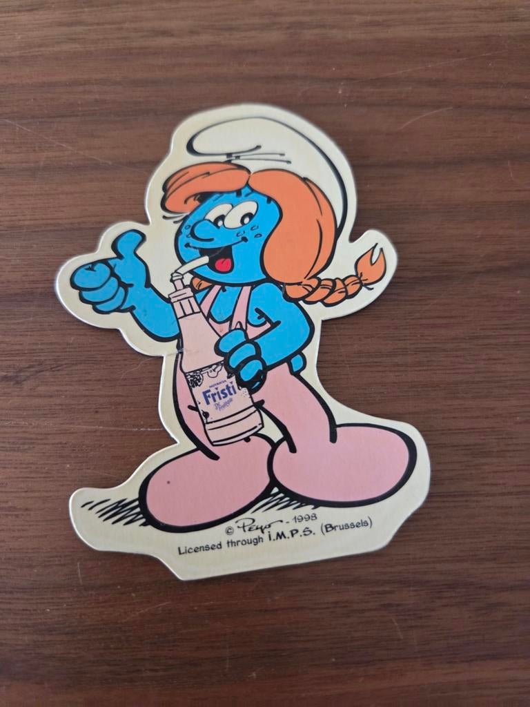 Smurfin Fristi sticker 1998, Verzamelen, Ophalen of Verzenden