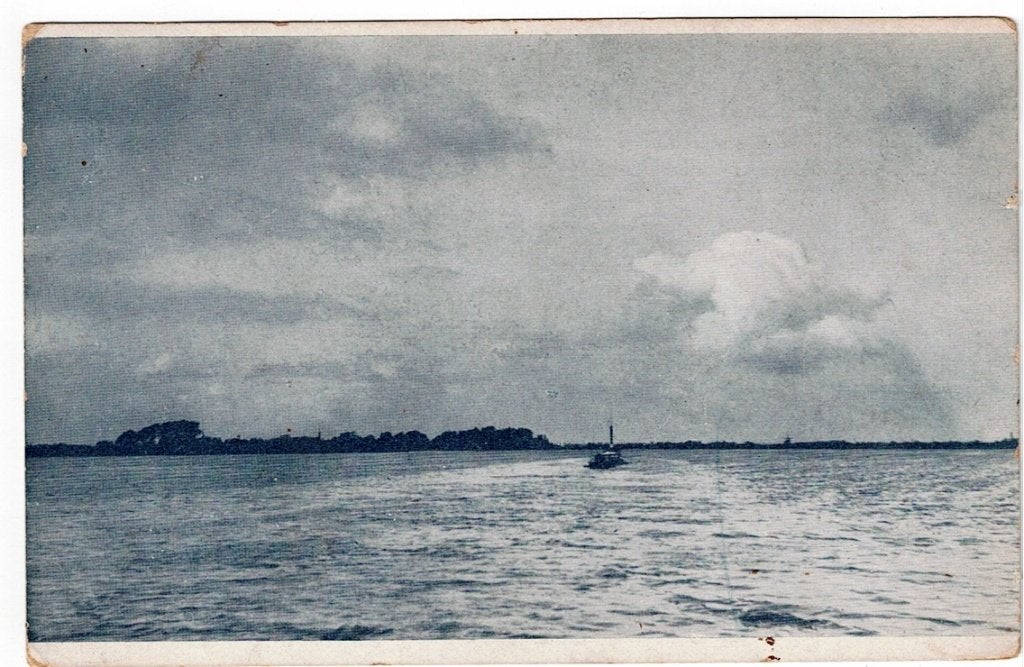 Rondvaart in 1923 over de Kager - en Braassemermeren (boot), Ophalen of Verzenden, 1920 tot 1940, Gelopen, Noord-Holland
