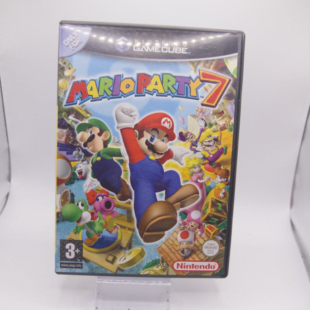 Mario Party 7 | Nintendo Gamecube | met microfroon als nieuw, Spelcomputers en Games, Games | Nintendo GameCube, Nintendo, Gebruikt