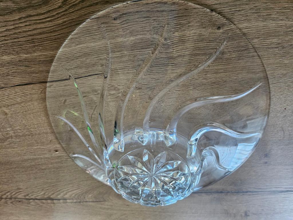 Kristallen glazen schaal MONTOVA  loodkristal., Antiek en Kunst, Ophalen