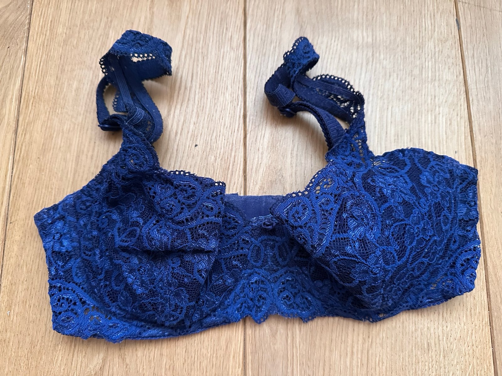 Triumph BH D75 Blauw - Comfort en Stijl, Ophalen of Verzenden, Blauw, BH