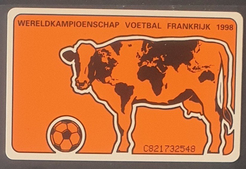 Telefoonkaart WK Voetbal Frankrijk 1998 ongebruikt, Verzamelen, Telefoonkaarten, Ophalen of Verzenden, Nederland