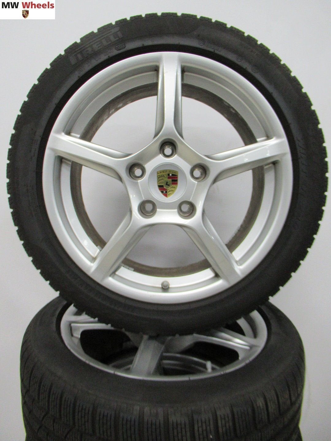 Originele Porsche Boxster Cayman 18 inch velgen winterbanden, 18 inch, Gebruikt, -, -