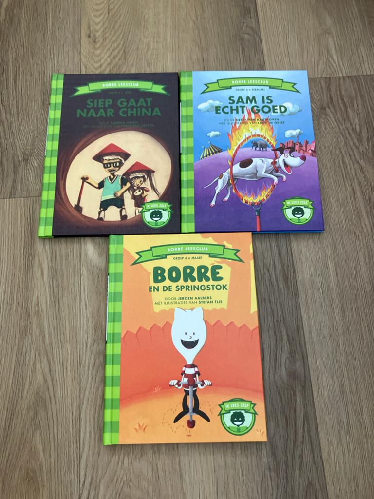 Borre Leesclub Boeken: Siep, Sam en Borre (3-delige set), Ophalen of Verzenden, Zo goed als nieuw, Fictie algemeen