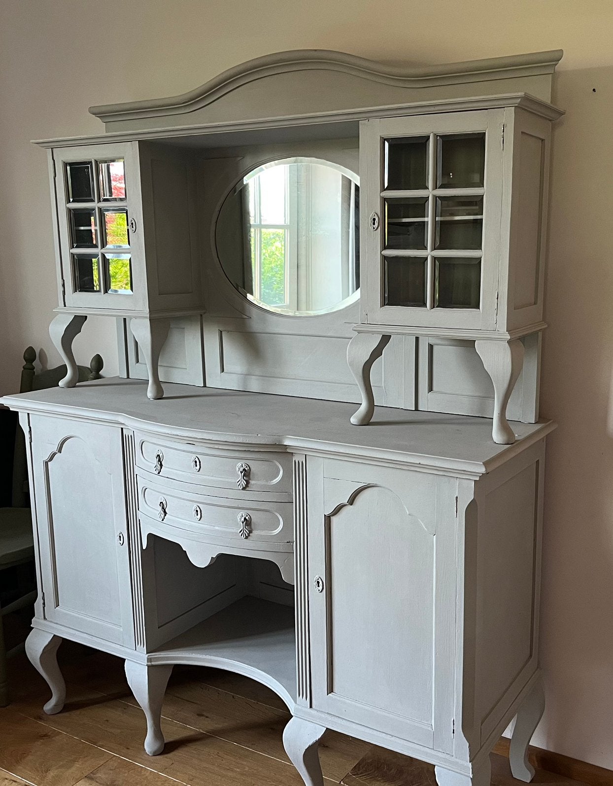 Brocante queen ann kast, Ophalen, Gebruikt, 150 tot 200 cm, 25 tot 50 cm