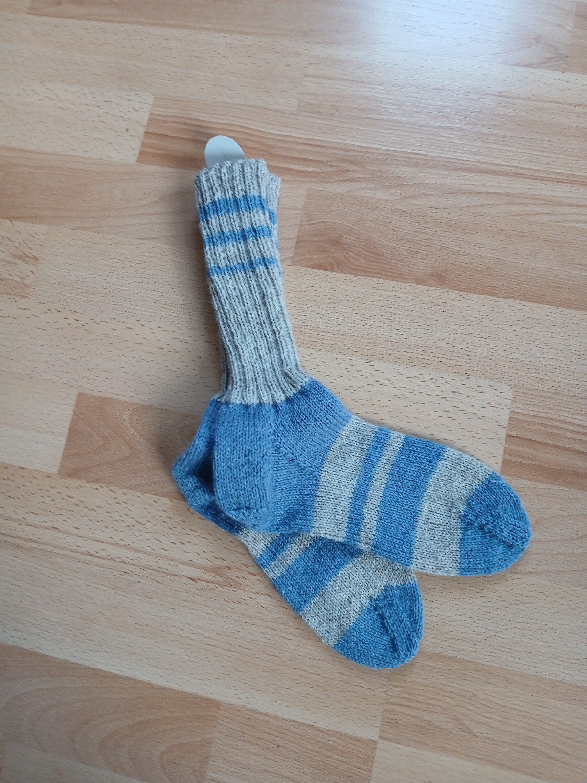 Handgebreide sokken van sokkenwol. 75% wol. Maat 37/38, Verzenden, Nieuw, Overige kleuren, Sokken en Kniesokken