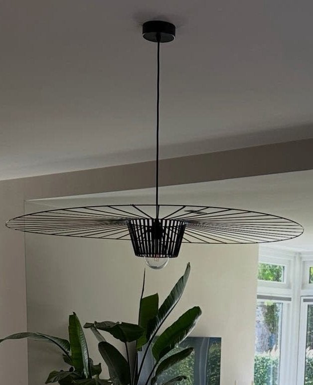 Petite Friture Vertigo lamp (110cm) zwart - Te herstellen, Huis en Inrichting, Lampen | Hanglampen, Ophalen, Gebruikt, Metaal