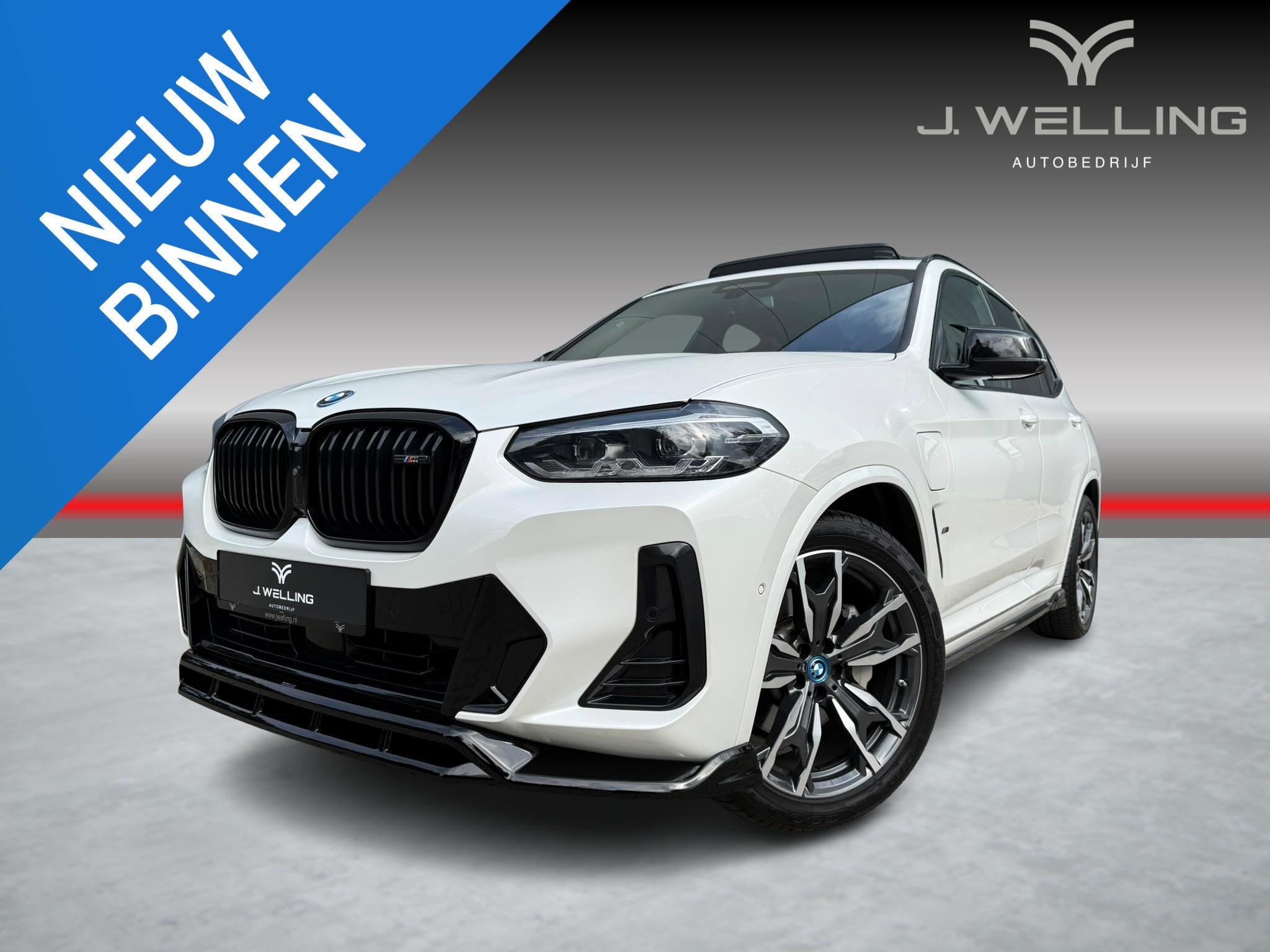 BMW X3 xDrive30e M-Sport pano tr.hk H&K 360cam Maxton, 1998 cc, Stof, Gebruikt, 4 cilinders