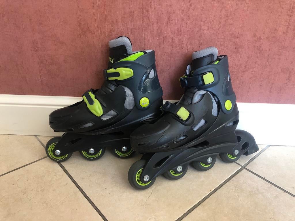 Verstelbare skeelers, maat 33-36, Sport en Fitness, Skeelers, Kinderen, Inline skates 4 wielen, Ophalen, Overige merken