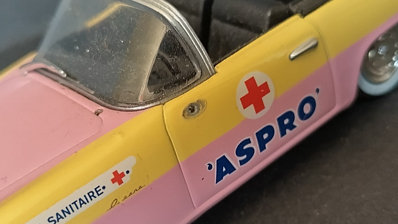 Simca Oceane Aspro Tour De France 1:43 Altaya pol, Overige merken, Auto, Verzenden, M