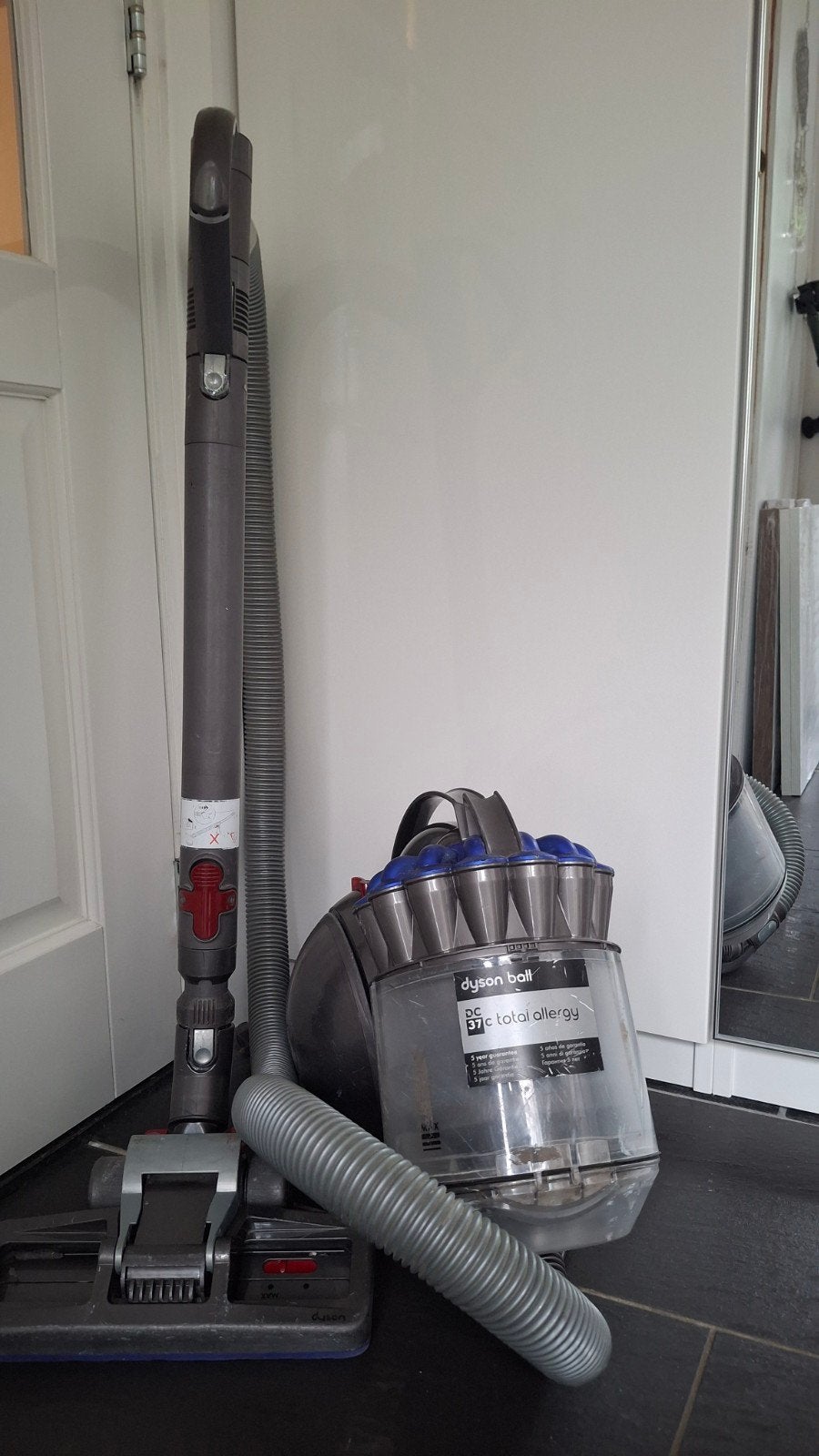 Dyson Ball DC37 Total Allergy Sledestofzuiger, Ophalen, Gebruikt, Geschikt voor harde vloeren, Dyson