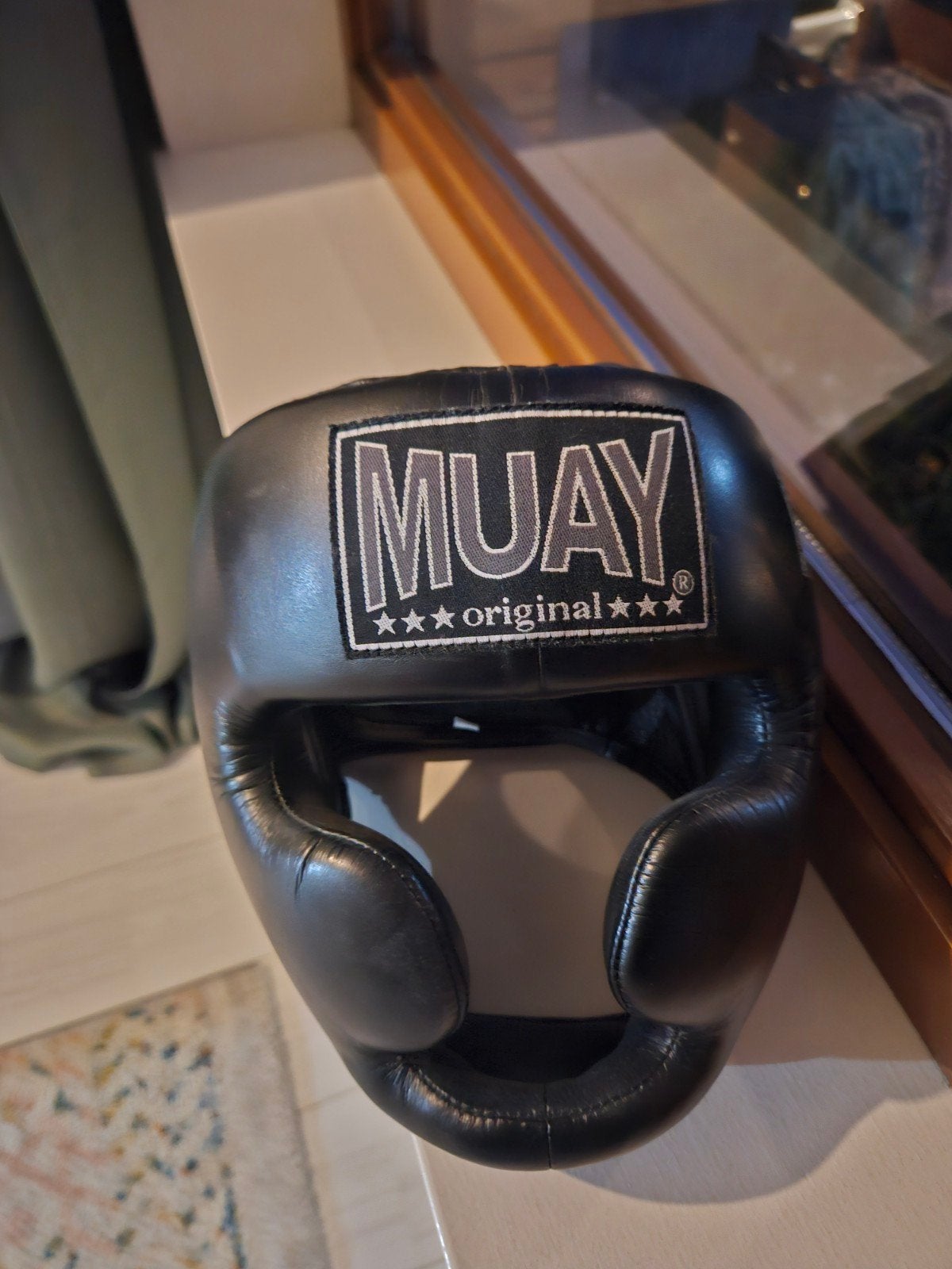 Muay Thai Hoofdbeschermer - Maat: L , Zo goed als nieuw, Ophalen of Verzenden, Nieuw, Overige, Vechtsportbescherming