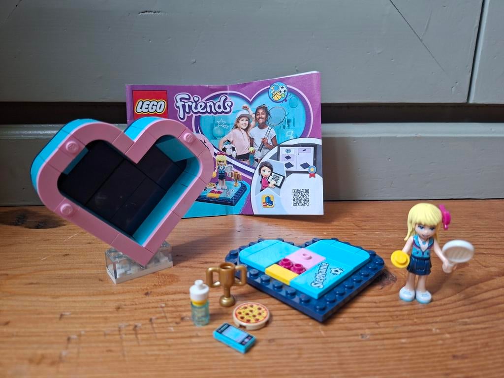 Lego Friends 41356 Stephanie's Heartbox, Ophalen of Verzenden, Zo goed als nieuw, Complete set, Lego
