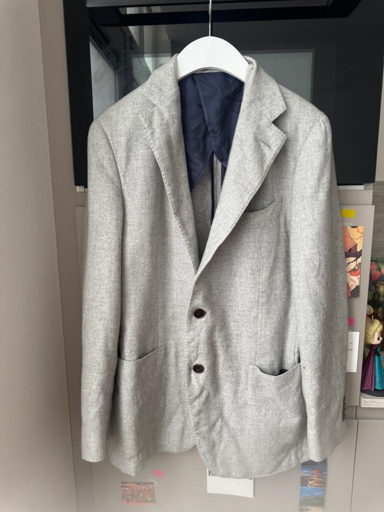 Suitsupply 100% Cashmere Blazer – Carlo Barbera – maat 52, Kleding | Heren, Kostuums en Colberts, Ophalen, Zo goed als nieuw, Maat 52/54 (L)