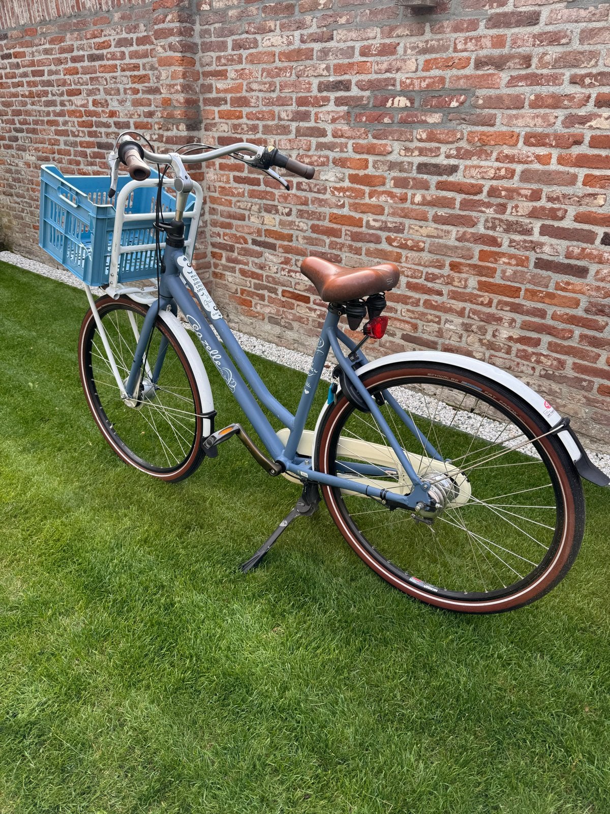 Gazelle Miss Grace damesfiets kleur blauw, Ophalen, Gebruikt, Versnellingen, 50 tot 53 cm