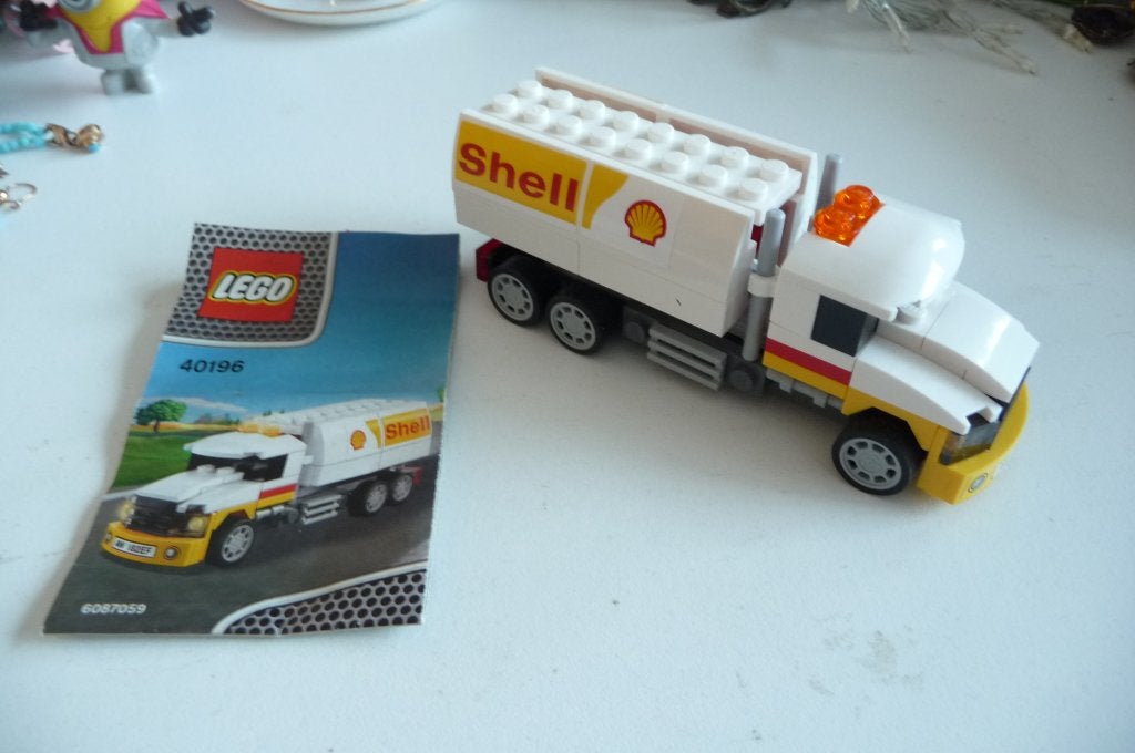 Lego Shell 40196 Vrachtwagen nieuwstaat, Overige thema's, Verzenden, Lego, Zo goed als nieuw