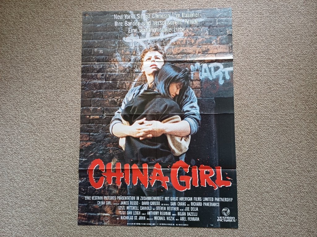CHINA   GIRL     videoposter., Verzamelen, Posters, Rechthoekig Staand, Verzenden, Nieuw, A1 t/m A3