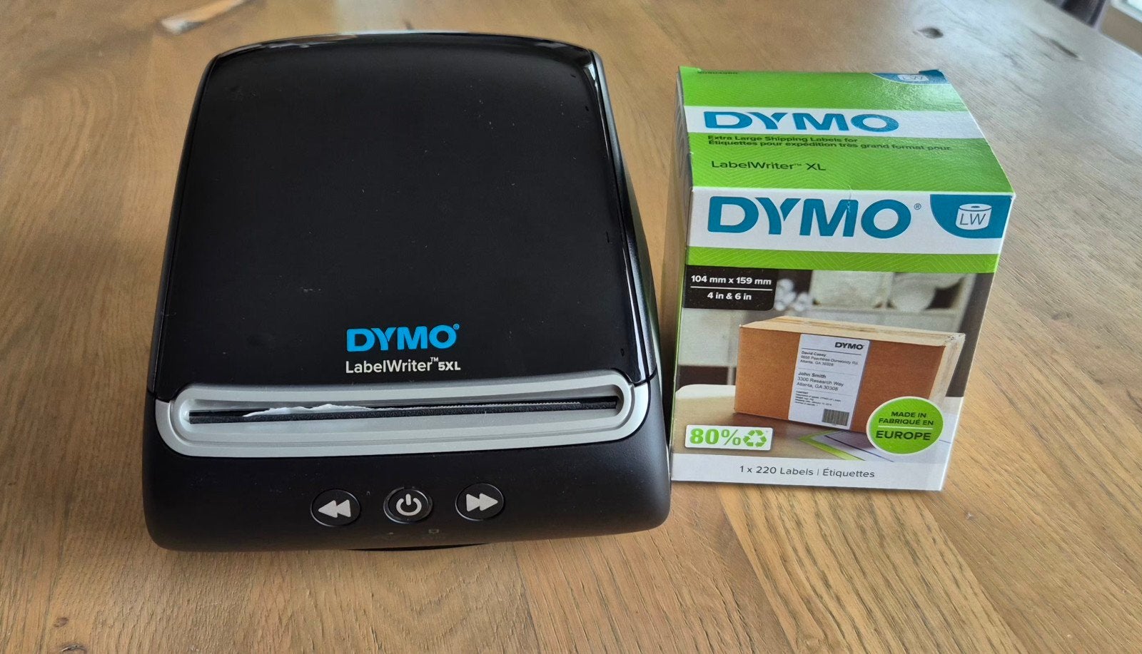 Dymo LabelWriter 5XL Labelprinter met extra labels, Computers en Software, Ophalen, Zo goed als nieuw, Etiket, Dymo